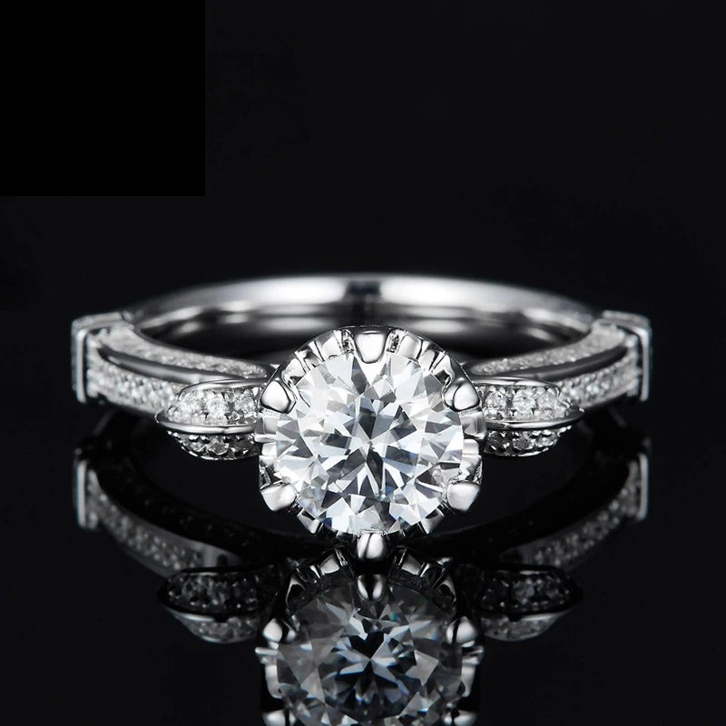 Swan Lake’s Whisper Moissanite Engagement Ring