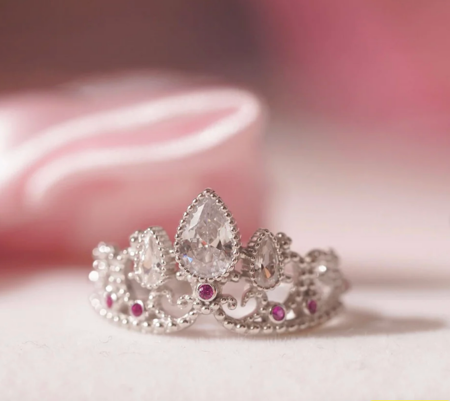 Enchanted Crown Adjustable Ring  Entwined in Magic