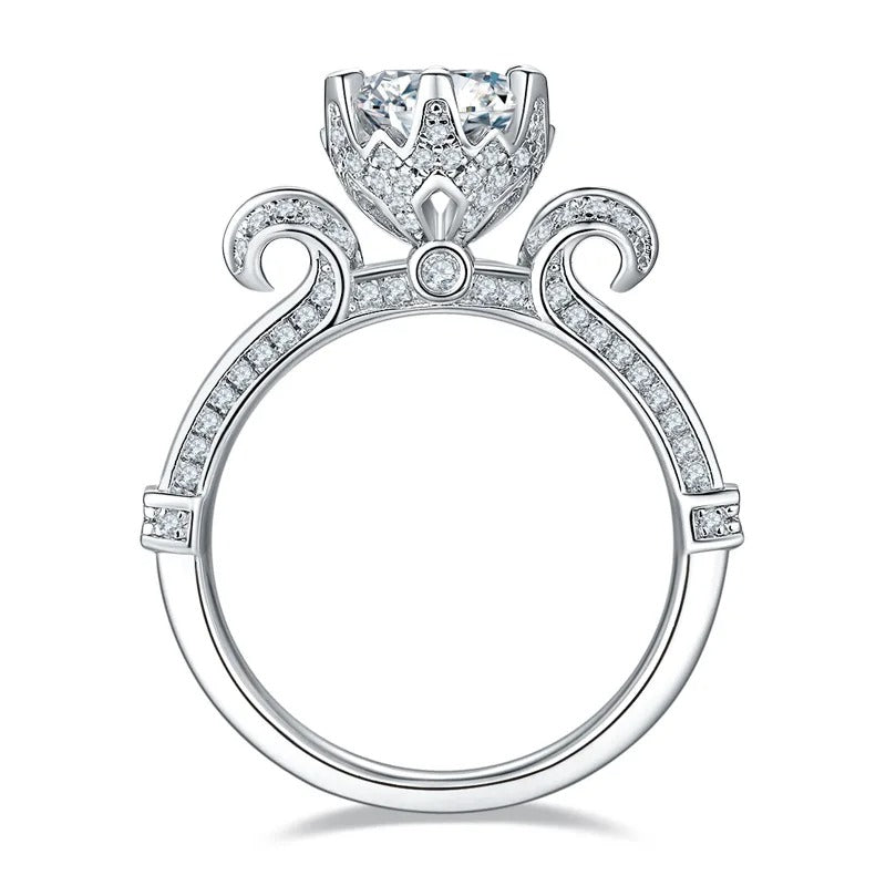 Swan Lake’s Whisper Moissanite Engagement Ring