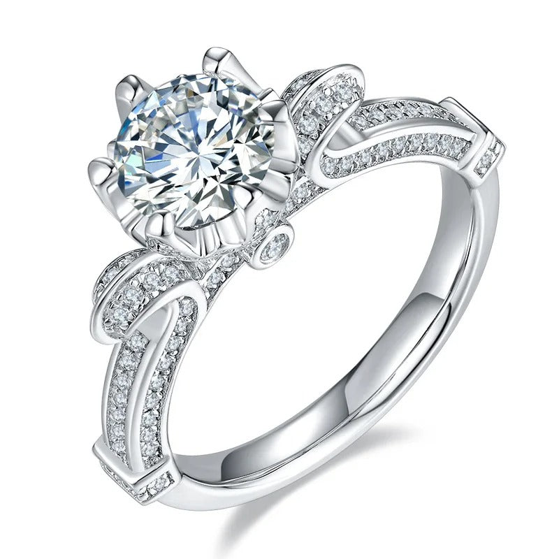 Swan Lake’s Whisper Moissanite Engagement Ring