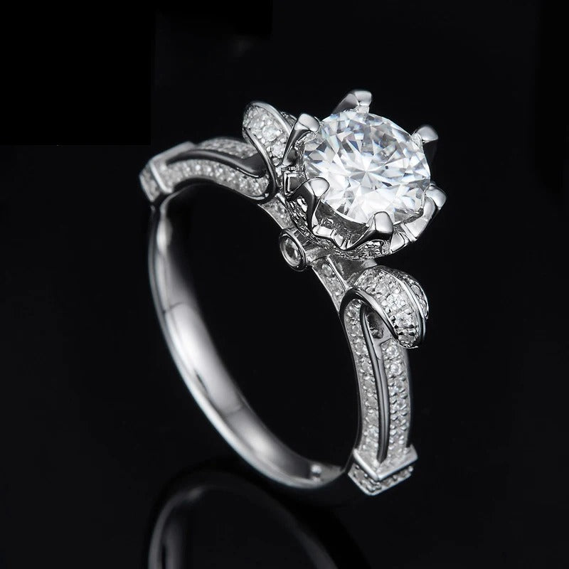 Swan Lake’s Whisper Moissanite Engagement Ring